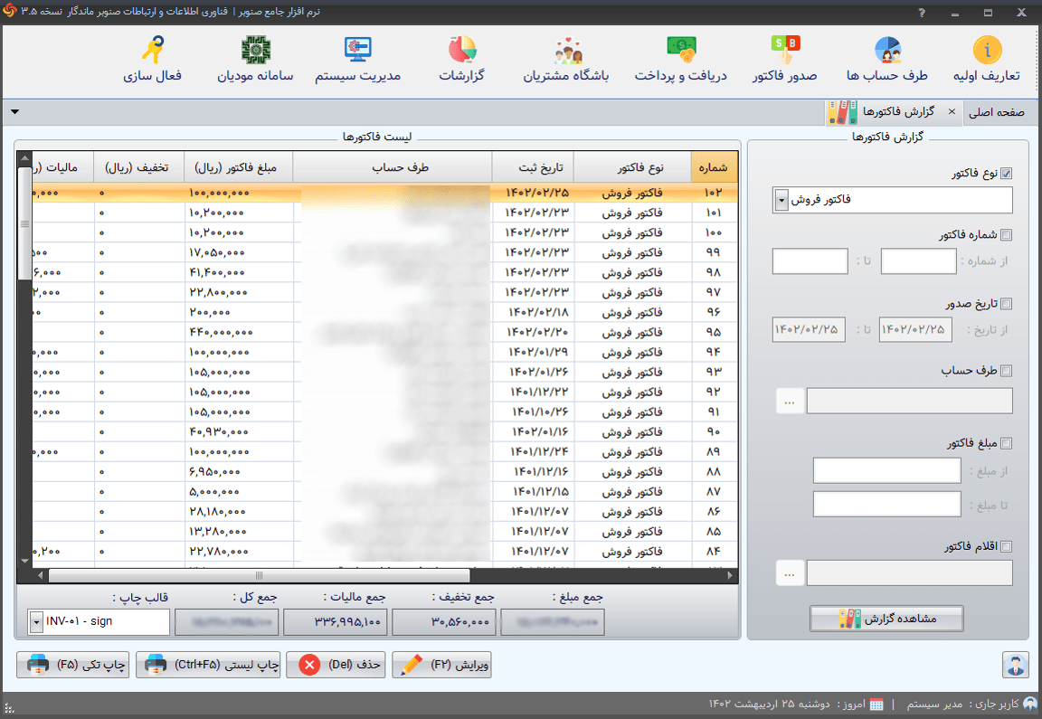 محیط نرم افزار فروشگاهی صنوبر